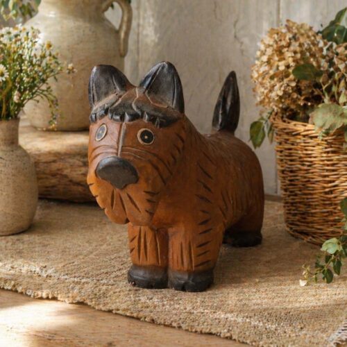 Scottish Terrier en bois
