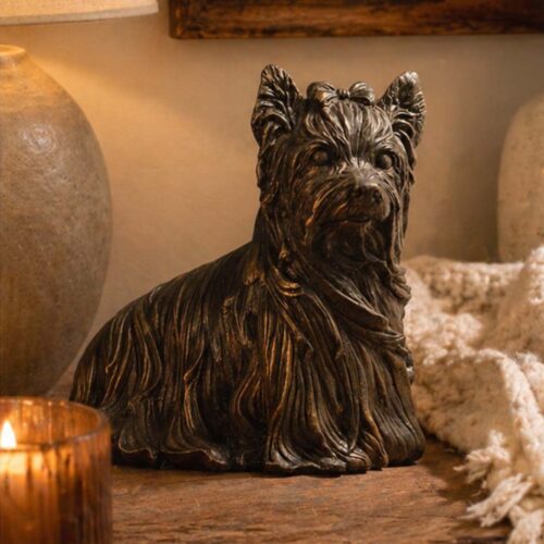 Yorkshire Terrier en bronze