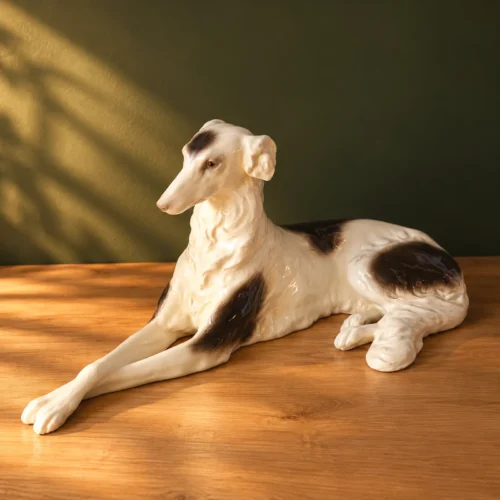 Lévrier Barzoï Art déco – Goldscheider Wien